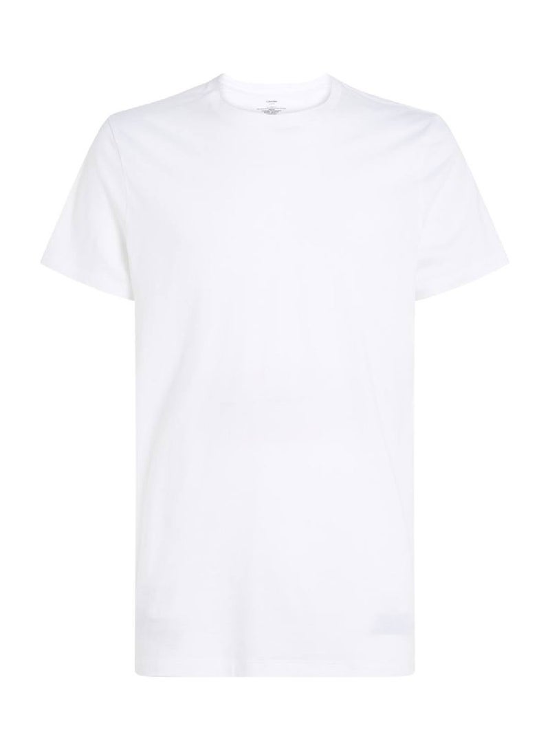 CALVIN KLEIN Cotton T-Shirts Short Sleeve Crew Neck - 3 Pack - Image 2