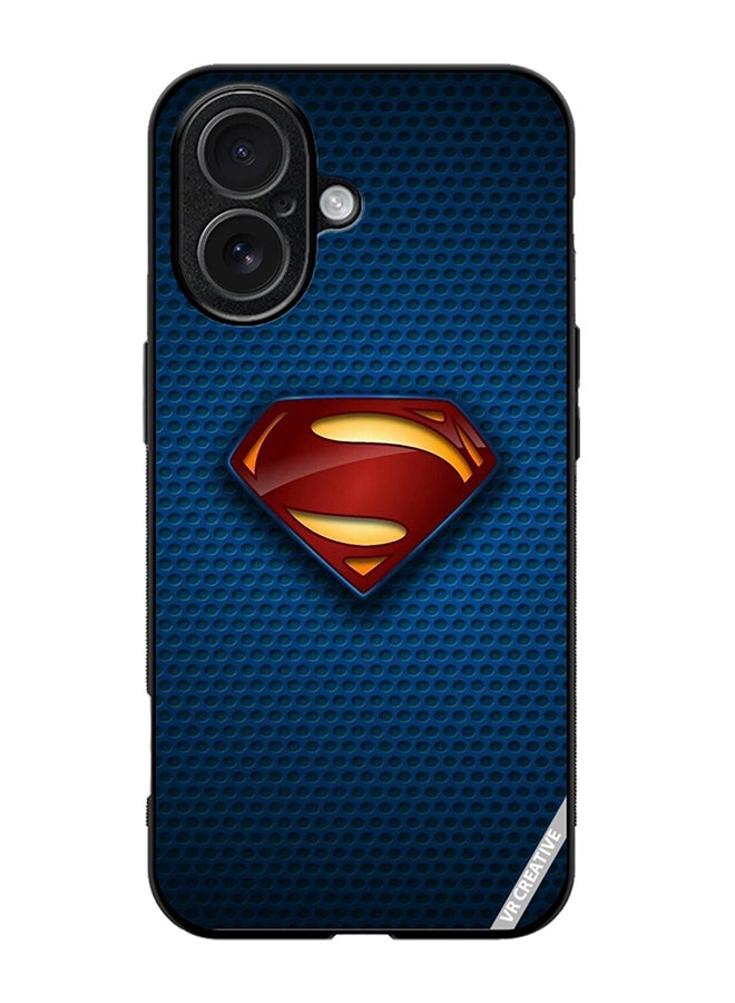 Protective Case Cover For Apple iPhone 17 Superman Design Multicolour