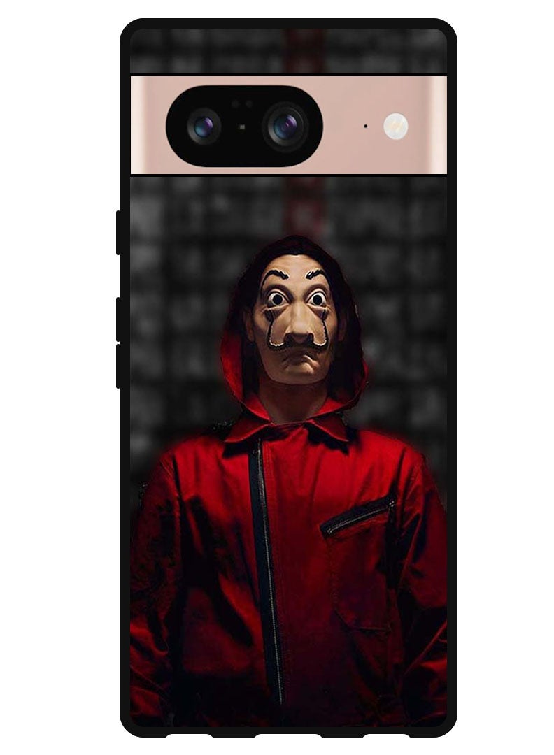 Theodor Protective Case Anti Scratch Shock Proof Bumper Cover For Google Pixel 8 Money Heist Clown - Image 1