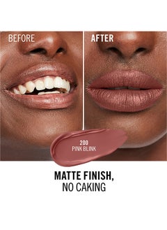RIMMEL LONDON Lasting Mega Matte Liquid Lipstick  200  Pink Blink  - Image 5