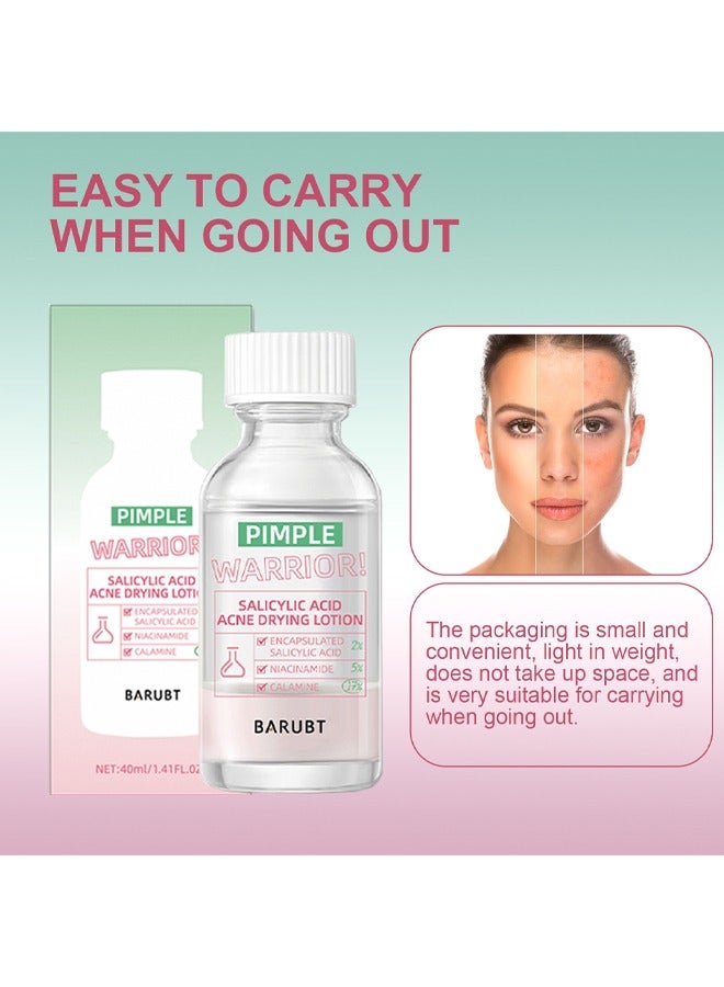 BARUBT Salicylic Acid Acne Drying Lotion-Acne Repair,Promotes Acne Removal,For All Skin Types - Image 5