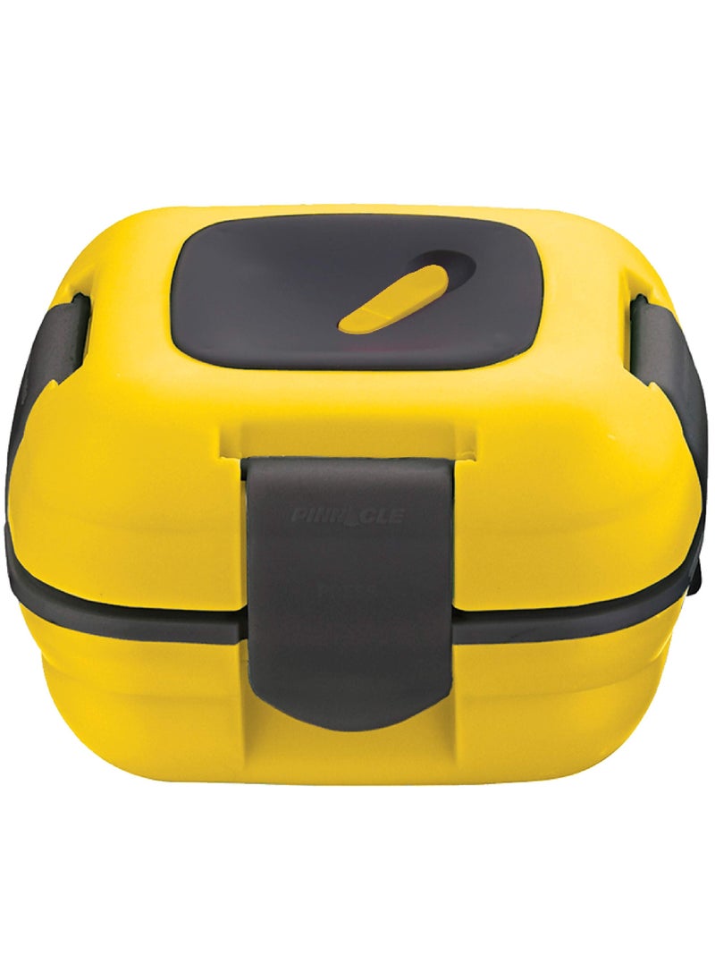 PINNACLE Pinnacle Insulated Leak Proof Lunch Box for Adults and Kids  Thermal Lunch Container With NEW Heat Release Valve 16 oz  Yellow 