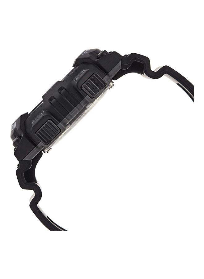كاسيو ساعة يد شبابية بعقارب ورقمية مقاومة للماء طراز AEQ-110W-1A - قياس 52 مم - لون أسود رجال - Image 3