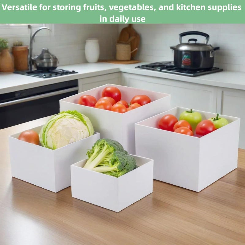 Silanit 6 PCS Buffet Risers and Stands, Food Risers for Buffet Table, Acrylic Nesting Risers with Hollow Bottoms, Display Stand Shelf for Party, Catering, Desserts, Jewelry & Collectibles (white(3",4",5",6",7",8")) - Image 5