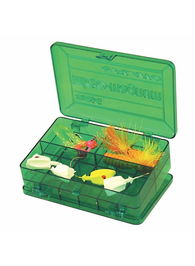 3214 Stowaway Micro Organizer Box, Green, 4.5 x 3 x 1.2 inches ; 2.72 ounces