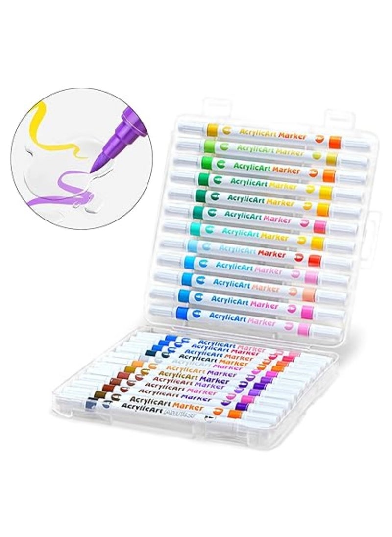 Nora - Nora-AcrylicArt Markers Dual Tip 48 Colour - Image 1