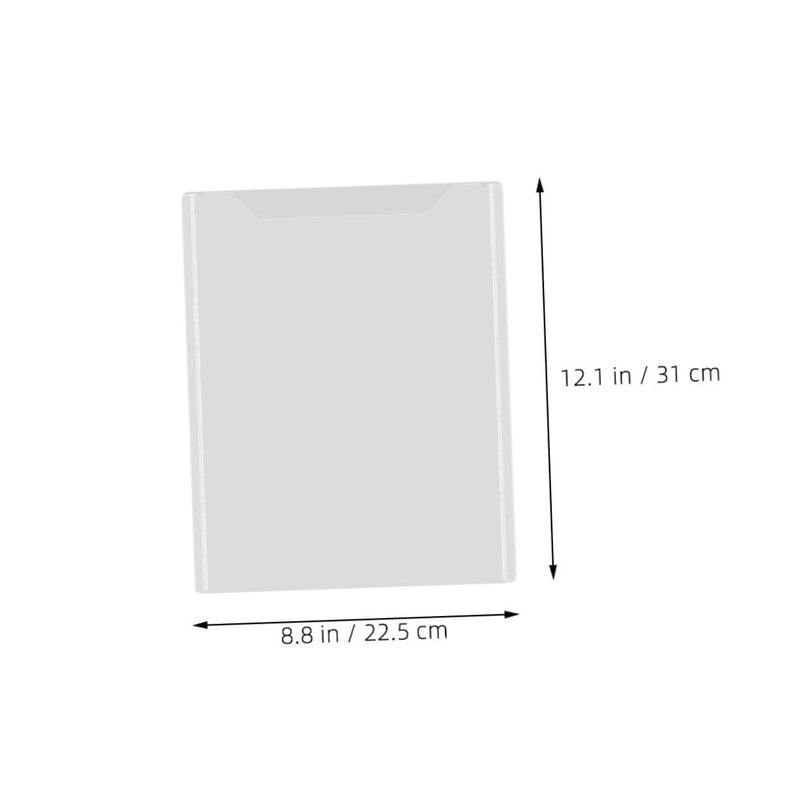 A4 Plastic File Folder Organizer 10 Pack Document Storage Bag With Closure For Office School - Image 3
