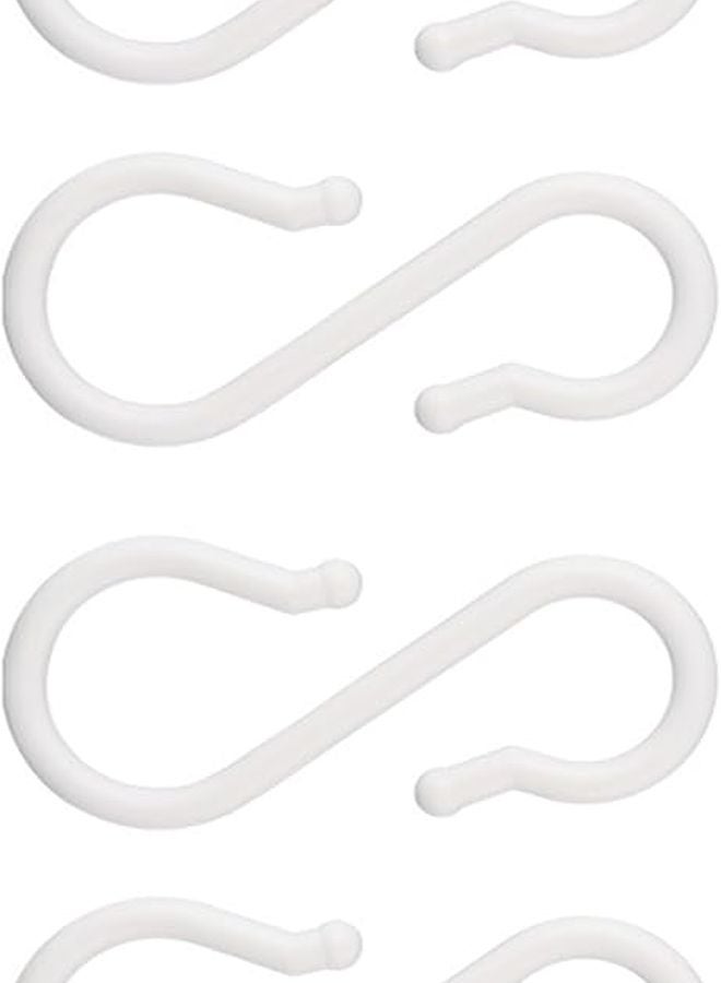 Medium Adhesive S Hooks For Wall Without Drilling Kitchen Bathroom Shelves Storage Organization - Image 2