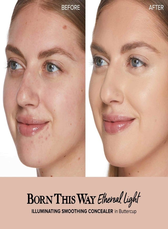 Too FacedCosmetics Too Faced Born This Way Ethereal Light Illuminating Smoothing Concealer Buttercup - Light With Neutral Undertones 5ml  - Image 3
