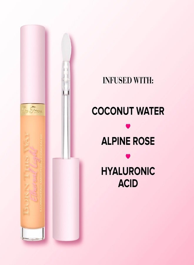 Too FacedCosmetics Too Faced Born This Way Ethereal Light Illuminating Smoothing Concealer Buttercup - Light With Neutral Undertones 5ml  - Image 5