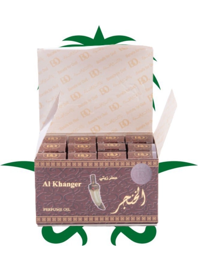 Banafa 12 Pieces Al Khanjar Perfume Oil 3 ml - Image 1