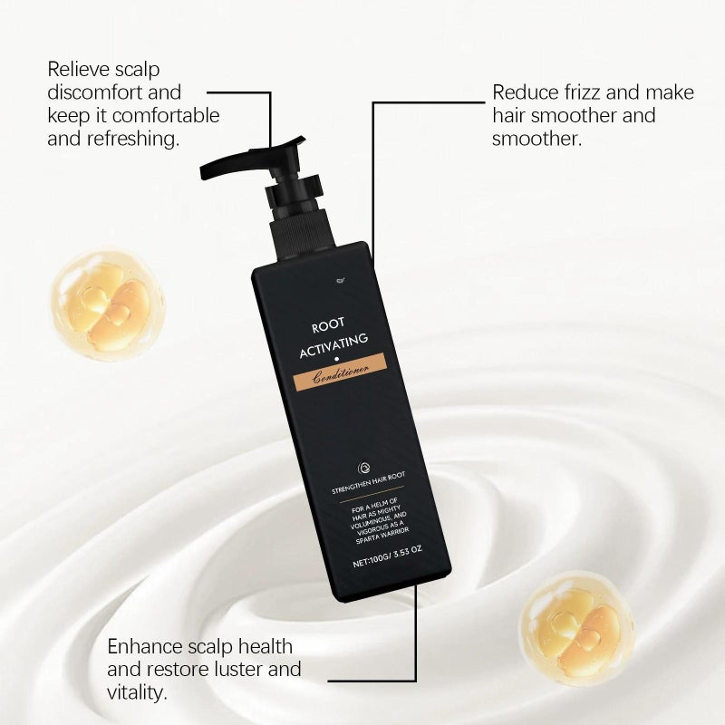 Nourishing hair conditioner nourishes and softens the ends of the hair, making it smooth and silky black - Image 4