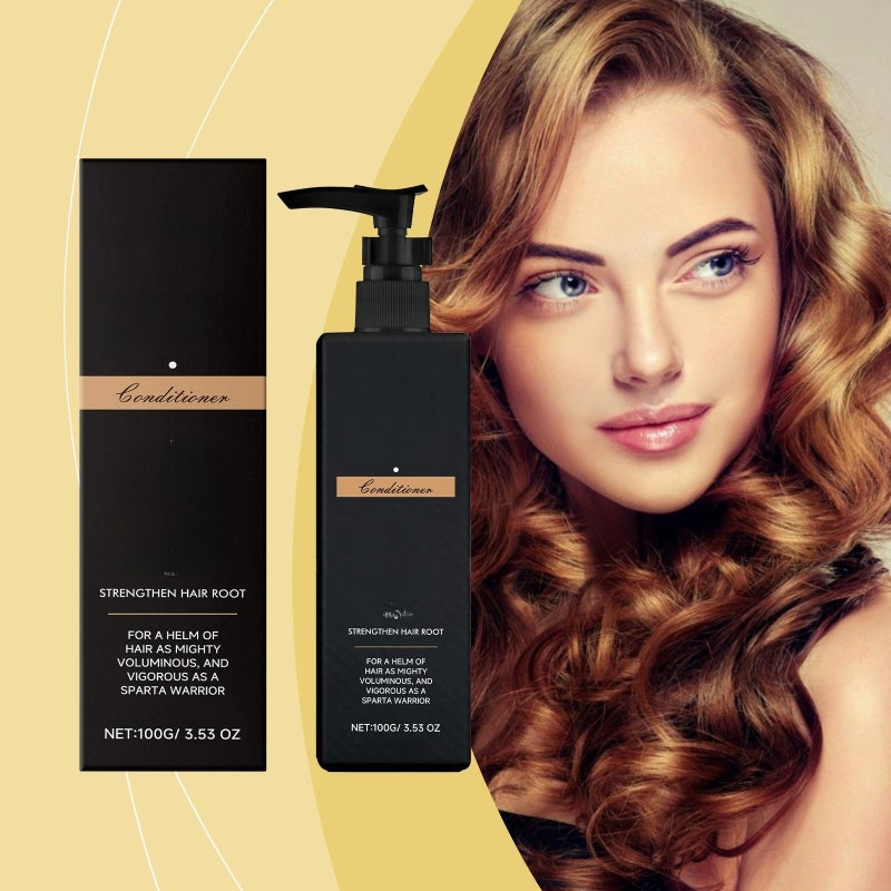 Nourishing hair conditioner nourishes and softens the ends of the hair, making it smooth and silky black - Image 5