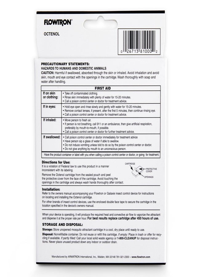 Flowtron MA-1000 Octenol Mosquito Attractant Cartridge, Compatible with BK-15, BK-40, BK-80, MC-9000, FC-8800-2 Pack - Image 5