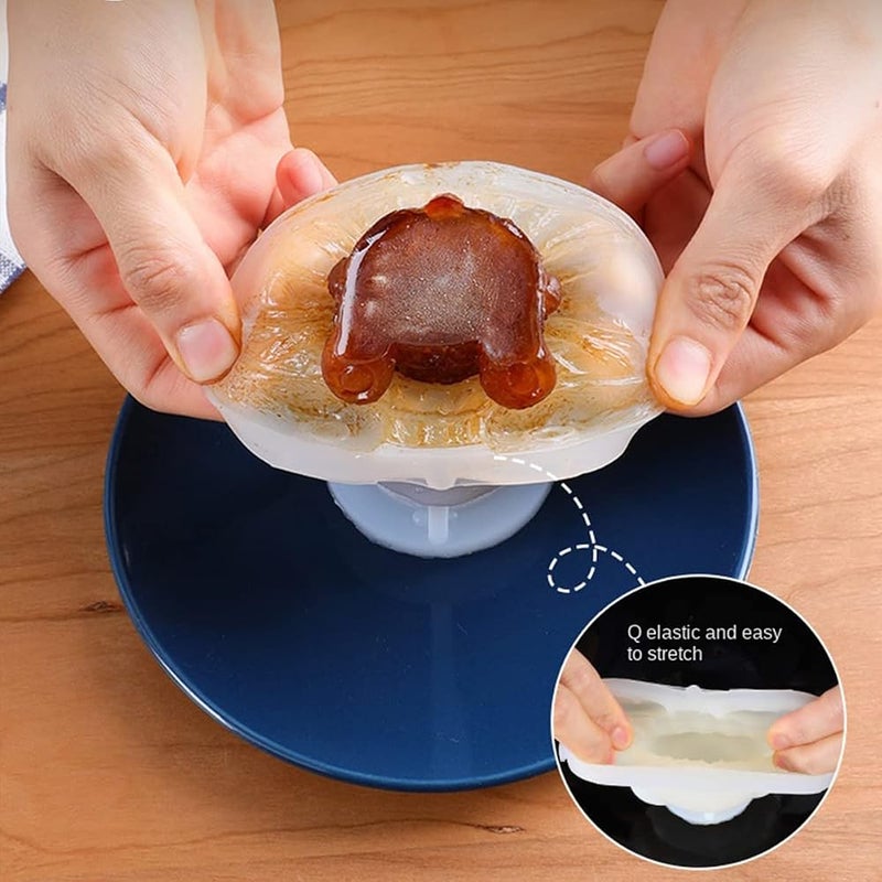 IBAMA 3D Cute Bear Ice Cube Mold, Silicone Animal Mold Ice Cube for DIY Iced Coffee Milk Tea Beverage Drink Decoration Reusable and BPA Free-Set of 2 - Image 3