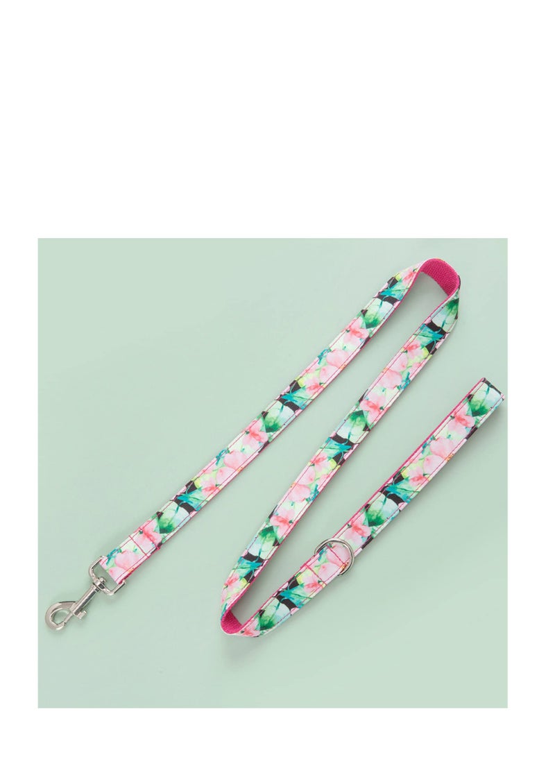 SYOSI Premium Floral Dog Leash with Metal Clasp Handle Leash Training Durable for Control for Dogs - Image 3