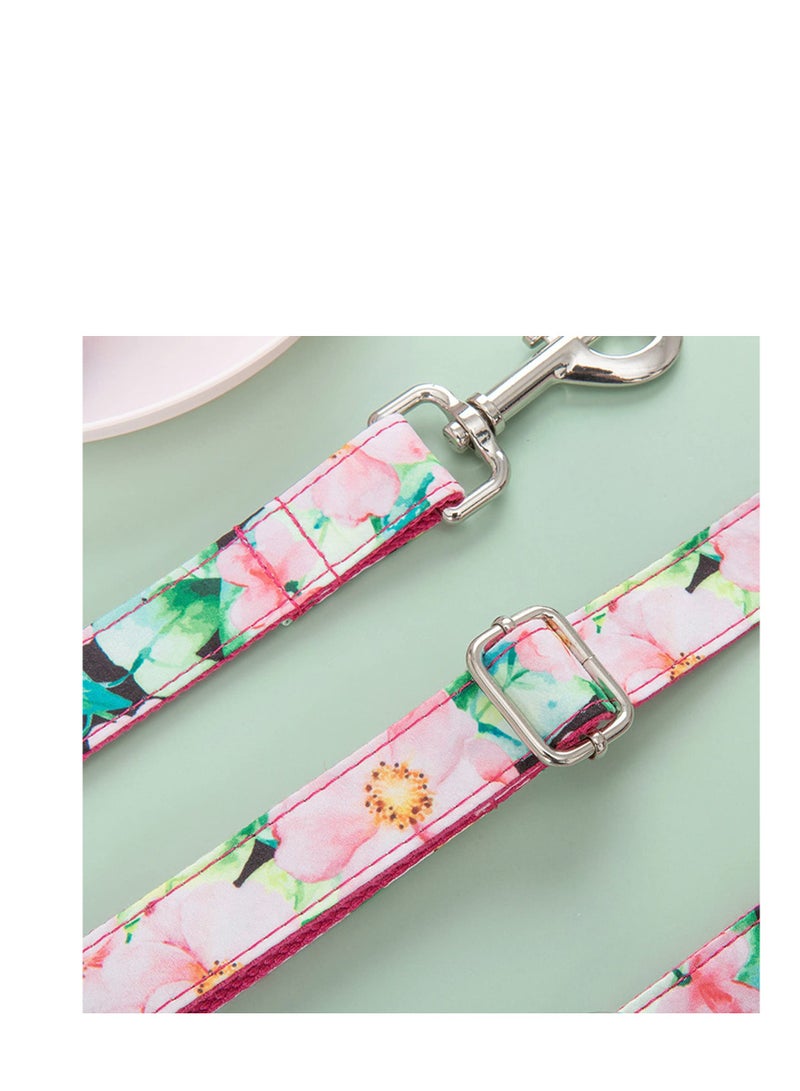 SYOSI Premium Floral Dog Leash with Metal Clasp Handle Leash Training Durable for Control for Dogs - Image 4