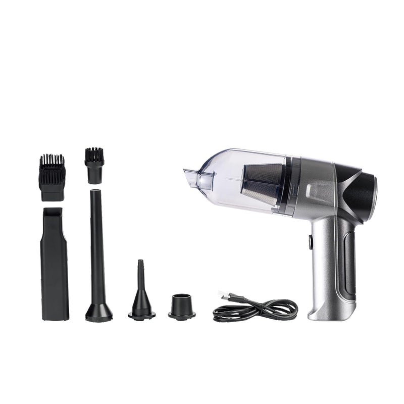 Blaupunkt مكنسة سيارة لاسلكية قابلة لإعادة الشحن - VC 5005 - GT | بطارية 5000mAh، تدعم الشحن من نوع-C | مستويان للشفط ومحرك 70W - Image 1