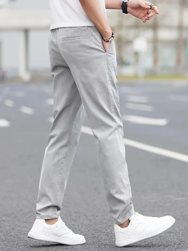 JVX Men Trouser || Men Trouser Pants (TROUSER-02-LIGHTGREY-32) - Image 2
