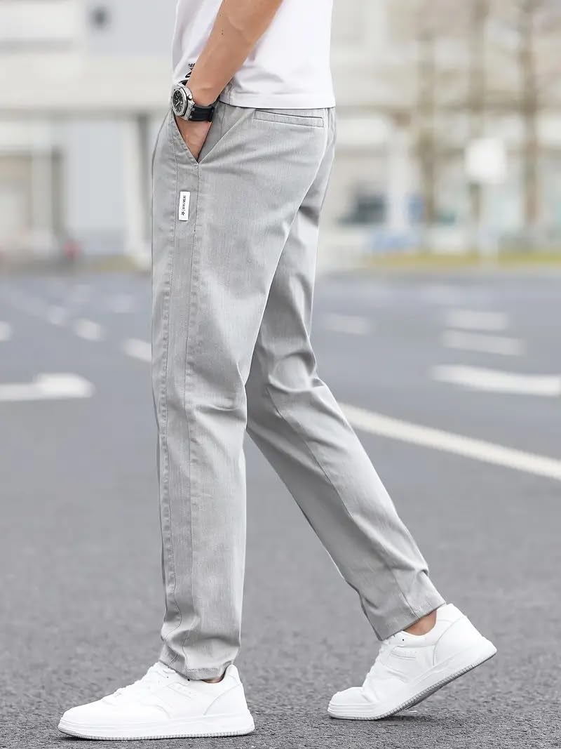 JVX Men Trouser || Men Trouser Pants (TROUSER-02-LIGHTGREY-32) - Image 3