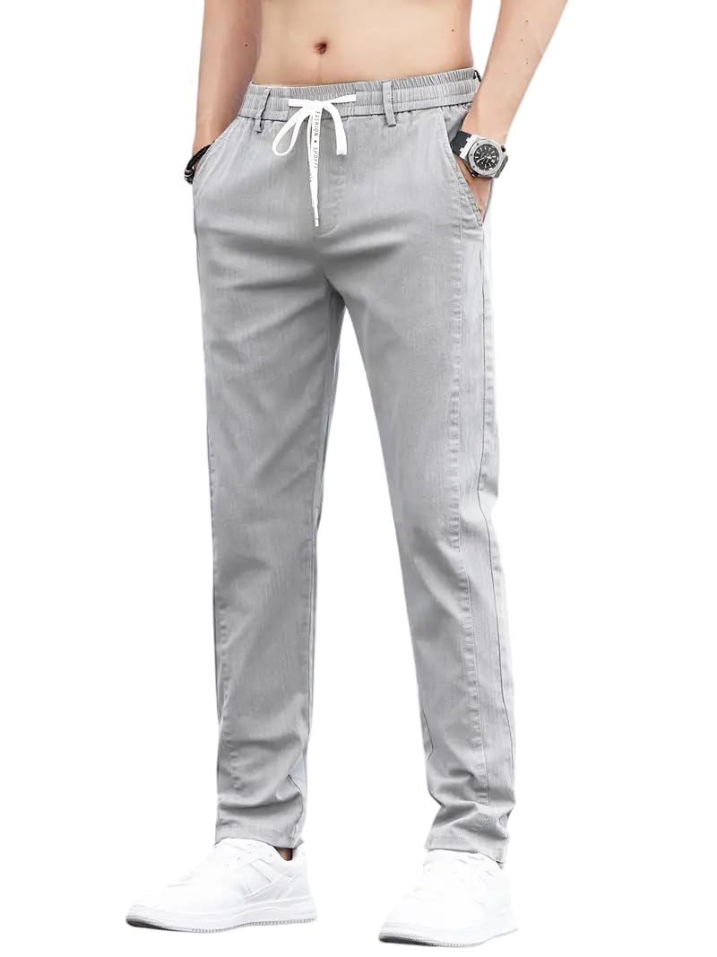 JVX Men Trouser || Men Trouser Pants (TROUSER-02-LIGHTGREY-32) - Image 4