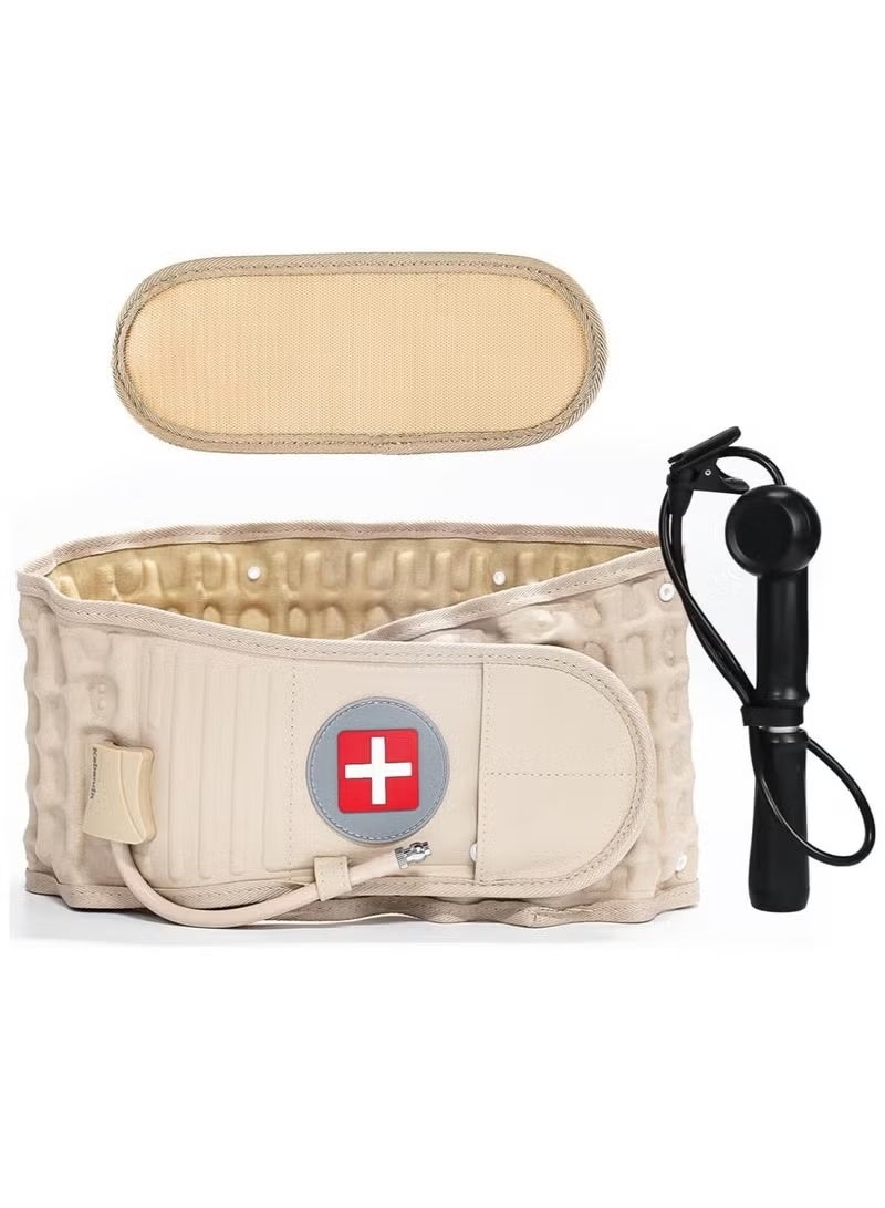 XUN Inflatable Waistband Decompression Back Belt Back Support Belt Back Brace Lumbar Decompression Belt for Lower Lumbar Pain Relief for Men and Women - Image 2