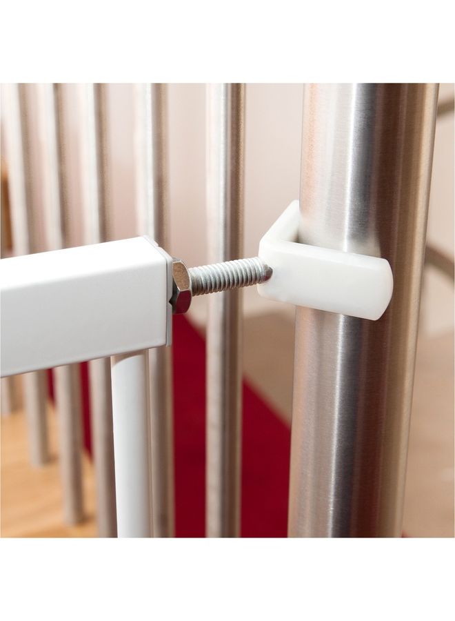 hauck 2 Pieces Y - Spindle For Hauck Safety Gates, Stair Gate Adaptor, Pressure Fit, Compatible With Autoclose N Stop, Open N Stop, Wood Lock, Close N Stop, Combinable With Extensions - White - Image 3