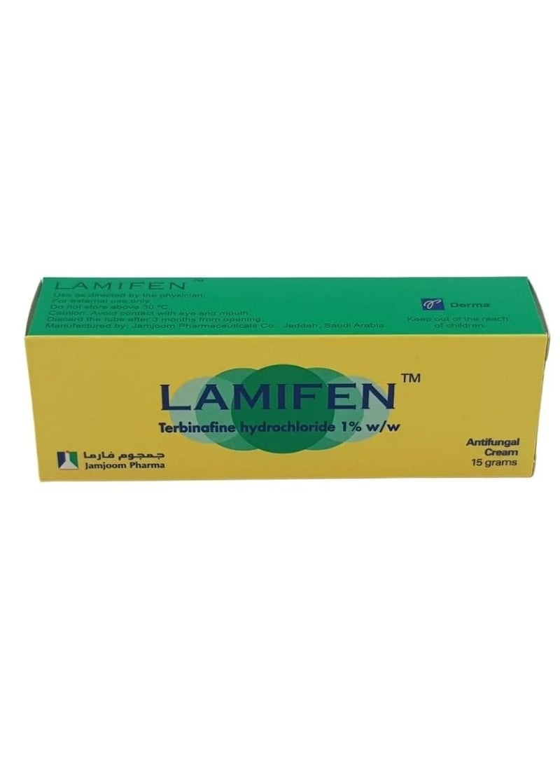 JAMJOOM PHARMA Lamifen 1% Antifungal Cream 15g 