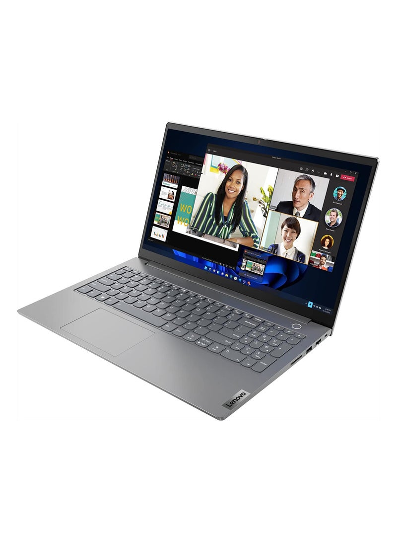 لينوفو كمبيوتر محمول ThinkBook الجيل الرابع 15 بشاشة مقاس 15.6 بوصة ومعالج Core i7-1255U وذاكرة وصول عشوائي سعة 16 جيجابايت ومحرك أقراص SSD سعة 1 تيرابايت وبطاقة رسومات Intel Iris Xe ونظام تشغيل Windows 11 Pro - Image 2