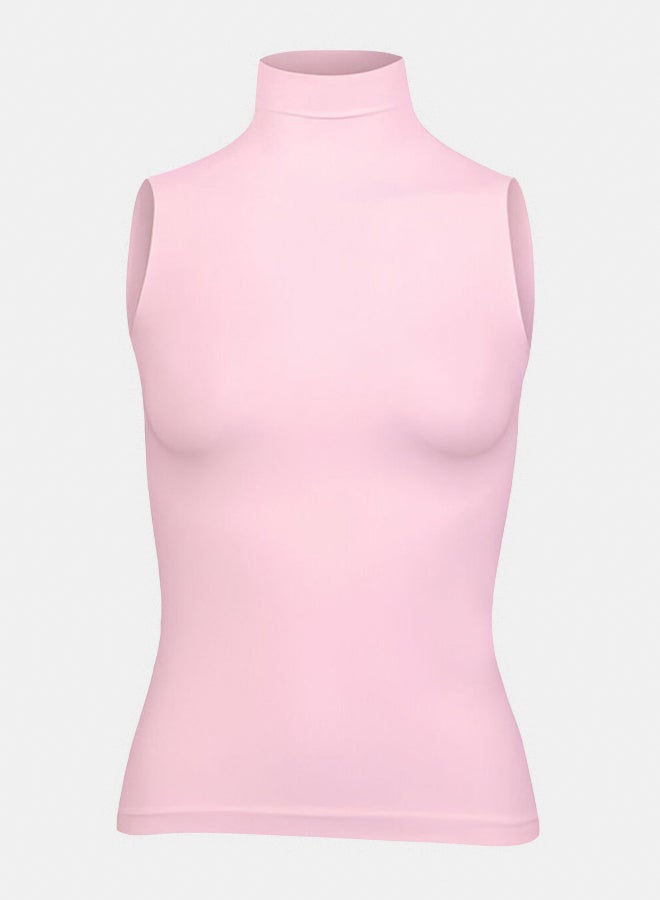 Silvy Lycra Diana Sleeveless High Neck Top For Women - Image 1