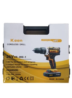 Keen DRILL TWO BATTERIES 26 volts beaker head with kit  - Image 5