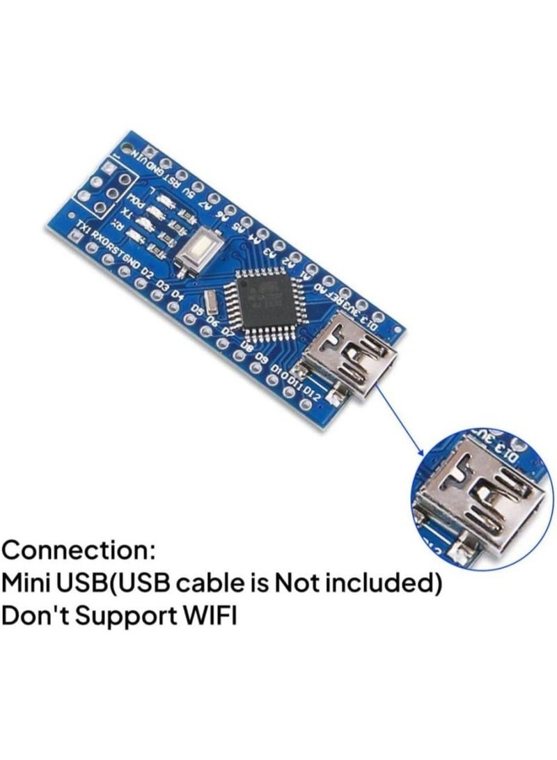 ELEGOO Nano Board CH 340/ATmega+328P Without USB Cable, Compatible with Arduino Nano V3.0 (Nano x 3 Without Cable) - Image 3