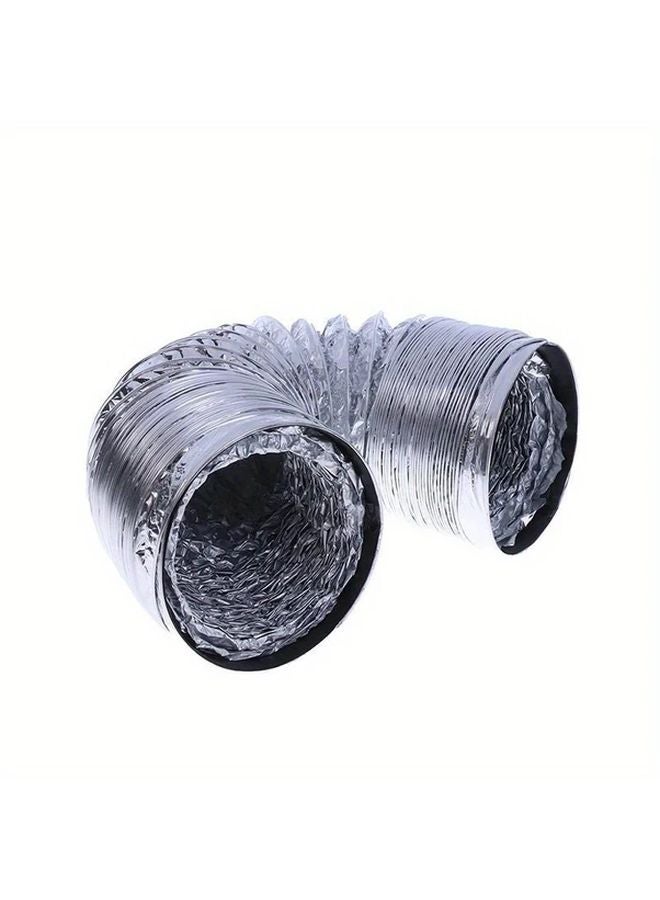 Flexible Aluminum Ventilation Duct 4 Inch 59 Inch Long High Temp Resistant Steel Wire - Image 5