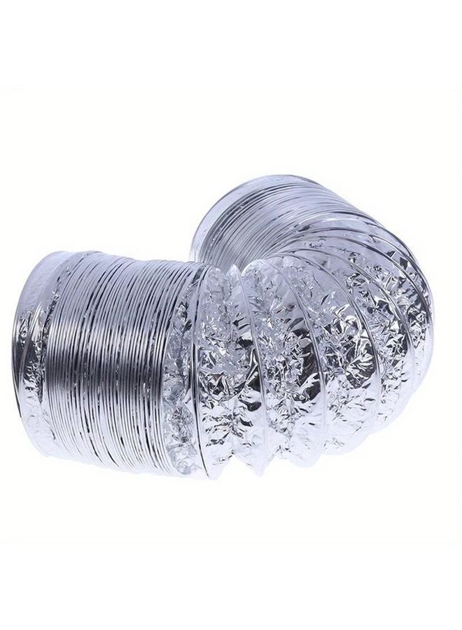 Flexible Aluminum Ventilation Duct 4 Inch 59 Inch Long High Temp Resistant Steel Wire - Image 3