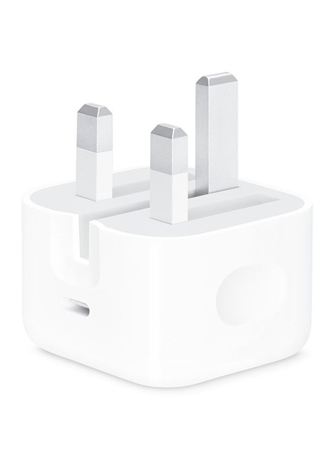 Youque USB-C 20W Fast Power Adapter for iPhone, White - Image 1