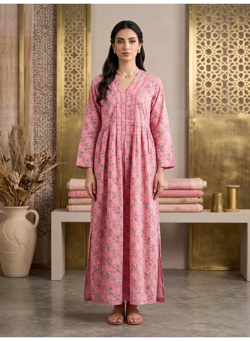 Alaya Stylish Printed Cotton Jalabiya -AL4046 - Image 1