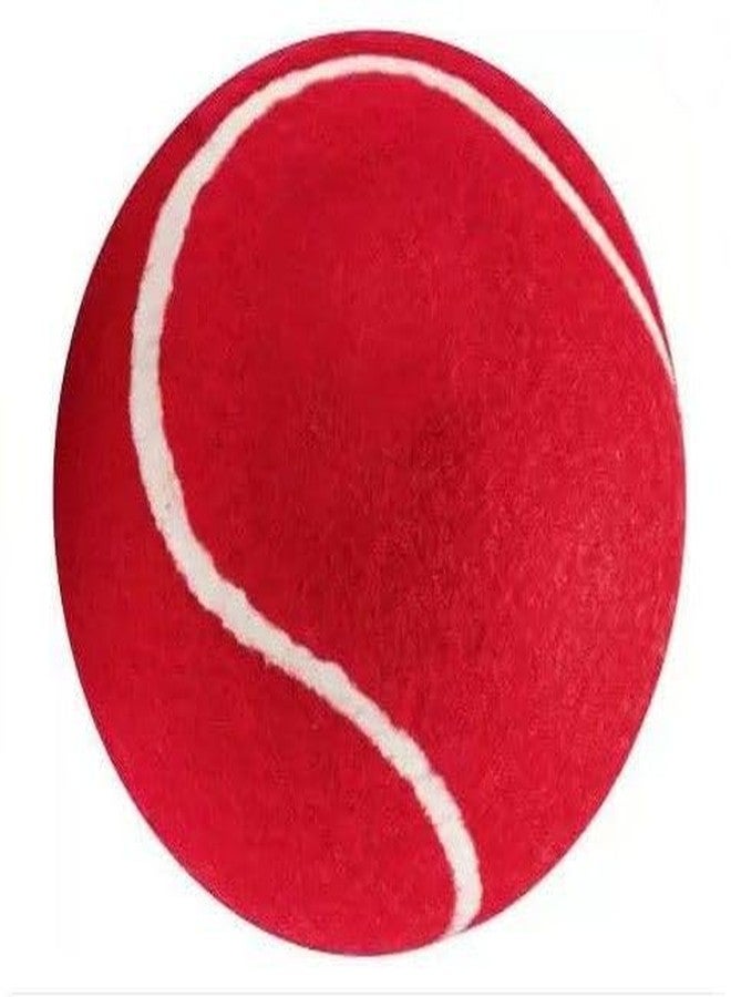 YMD Dinetic Cricket Tennis Ball Pack of 12 Pieces in Light Weight Colour (Red) Cricket Tennis Ball (Pack of 12) - Image 3