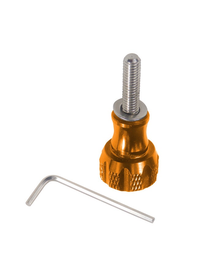 Generic Suitable For GoPro11/10 Insta360 X3/2 Motion Camera Long And Short Screw Aluminum Alloy Fixed Screw Wire-Color:Short Wrench Washer Gold  - Image 1