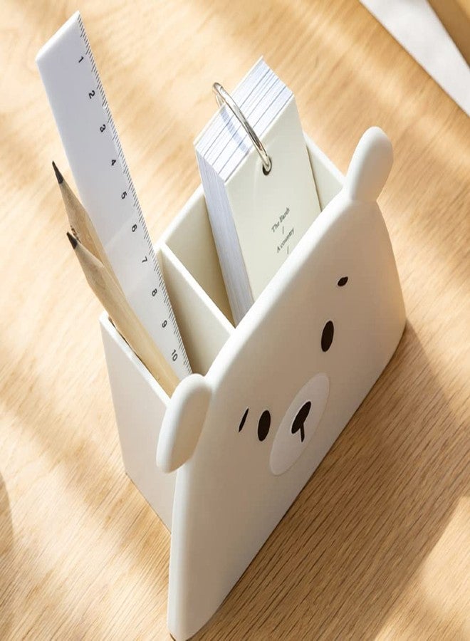 123Arts Polar Bear Pen Holder Table Storage Box Stationery Storage - Image 4