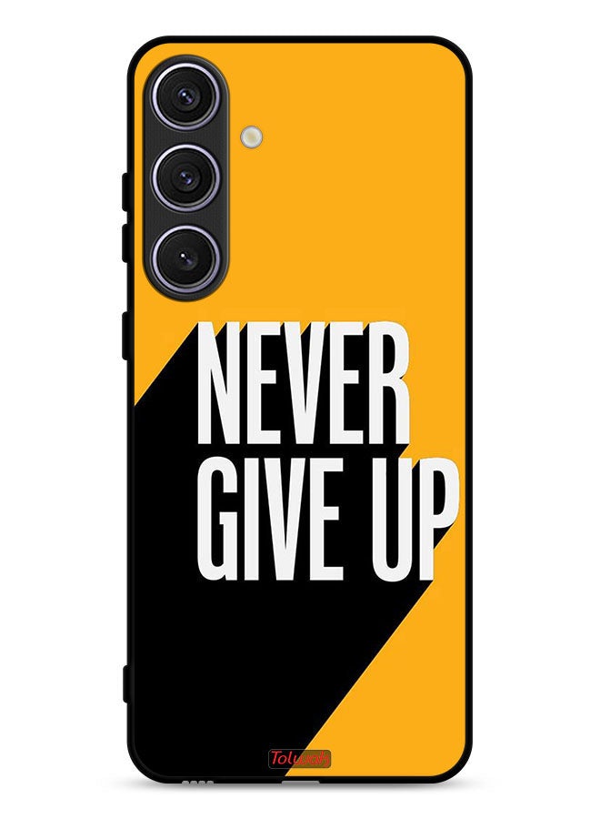 Tolwak Samsung Galaxy S24 Plus 5G Protective Case Cover Never Give Up - Image 1