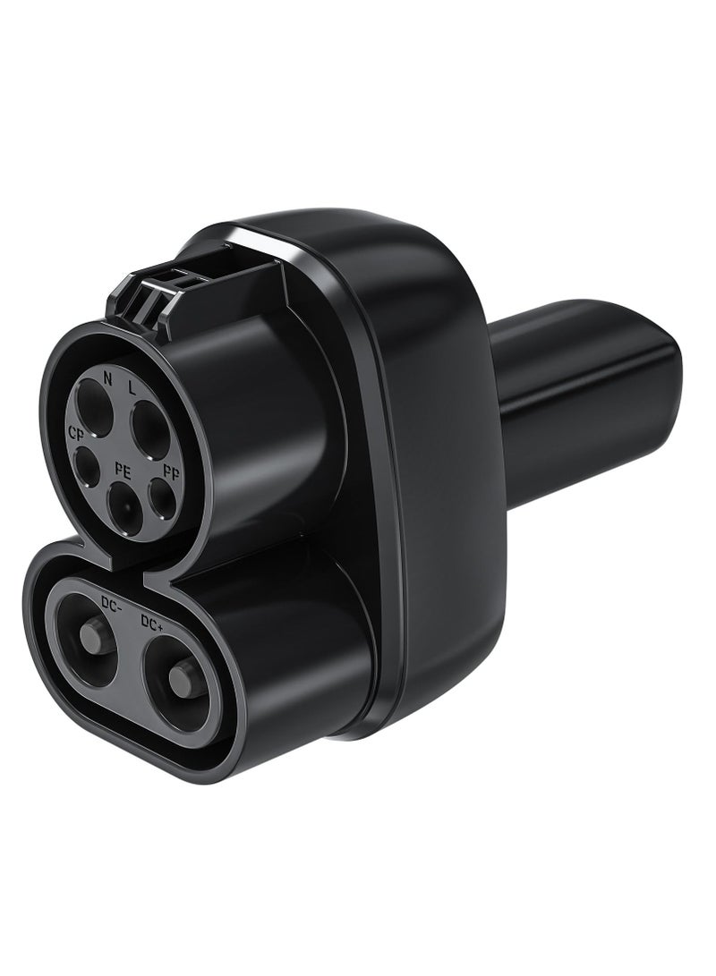 SYOSI محول CCS إلى Tesla - محول CCS1 متوافق مع طراز Tesla 3/Y/S/X، بحد أقصى 250 كيلو وات DC CCS Combo 1 لمالكي Tesla فقط مع حقيبة محمولة، متوافق مع جميع المستويات 3 مع قابس CCS - Image 1