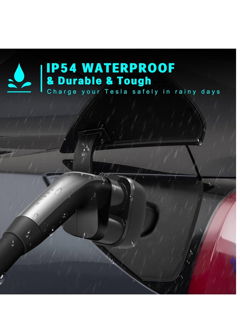 SYOSI محول CCS إلى Tesla - محول CCS1 متوافق مع طراز Tesla 3/Y/S/X، بحد أقصى 250 كيلو وات DC CCS Combo 1 لمالكي Tesla فقط مع حقيبة محمولة، متوافق مع جميع المستويات 3 مع قابس CCS - Image 4