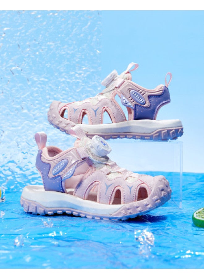 abckids Soft-soled Comfortable Sports Sandals】summer Lightweight Beach Shoes For Boys And Girls Outdoor Sandals - Image 1