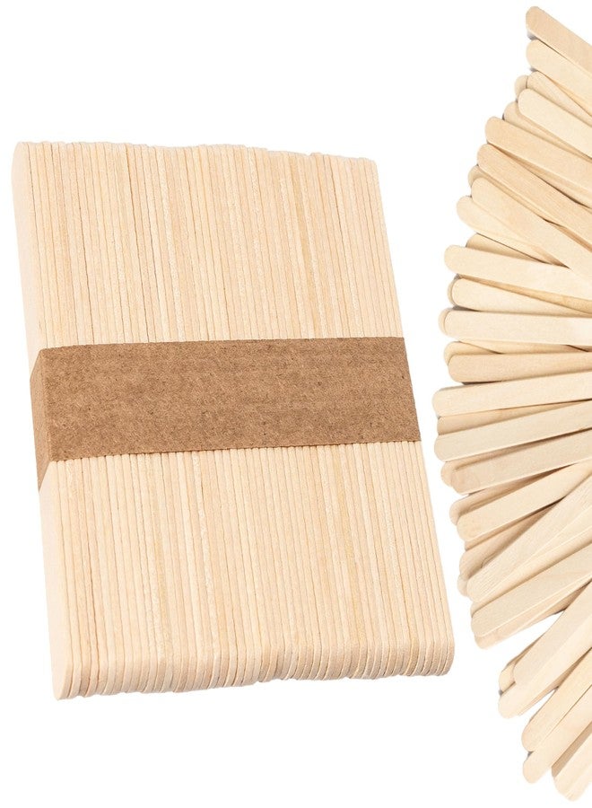 Curacoro Waxing Spatula Sticks 50 Pcs – Natural Birch Wood for Eyebrow, Lip, Nose & Body Hair Removal – Esthetician Supplies for Spa & Home Use (Small Size) - Image 1