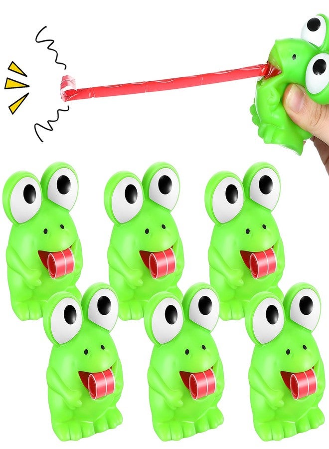 RoundFunny 12 Pcs Stress Frog Toys Tongue Sticking Out Novelty Relief Squeeze Toys Stress Screaming Party Decor Passover Frog Stress Ball for Adults Passover Gifts Stress Decompression Relief - Image 1
