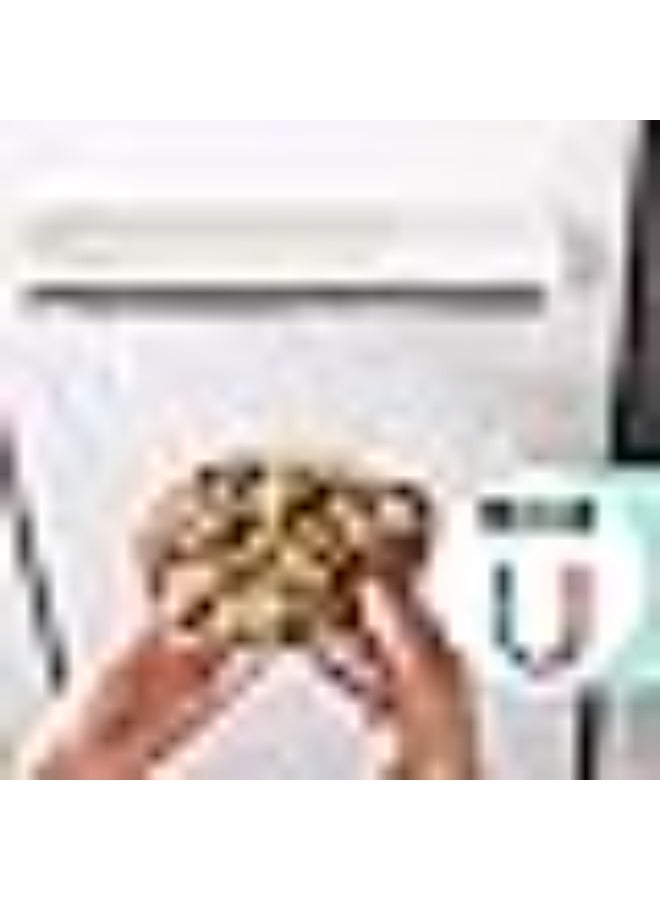 MeYuxg Magnetic Foil Dispenser, Cling Film Dispenser, Foil Cutter with Sliding Cutter, Cling Film Cutter for Kitchen, Dispenser for Cling Film and Aluminium Foil, White - Image 2