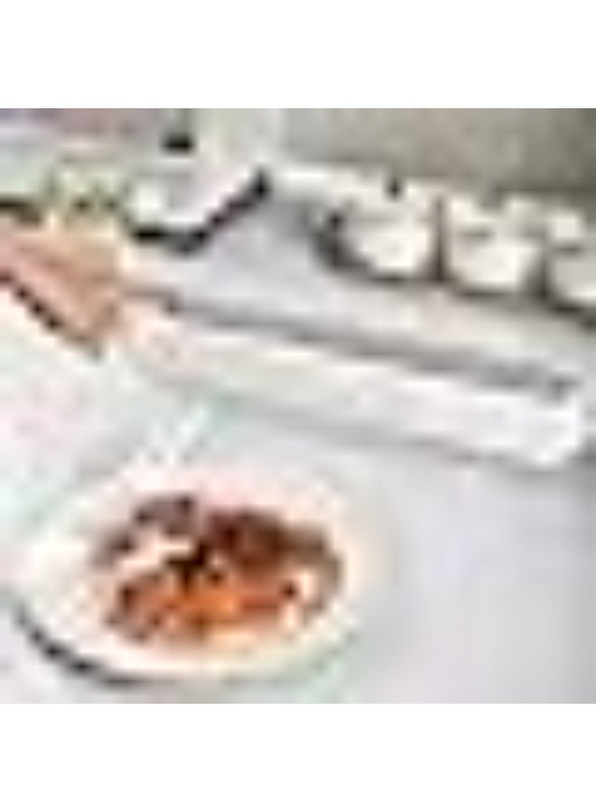 MeYuxg Magnetic Foil Dispenser, Cling Film Dispenser, Foil Cutter with Sliding Cutter, Cling Film Cutter for Kitchen, Dispenser for Cling Film and Aluminium Foil, White - Image 4