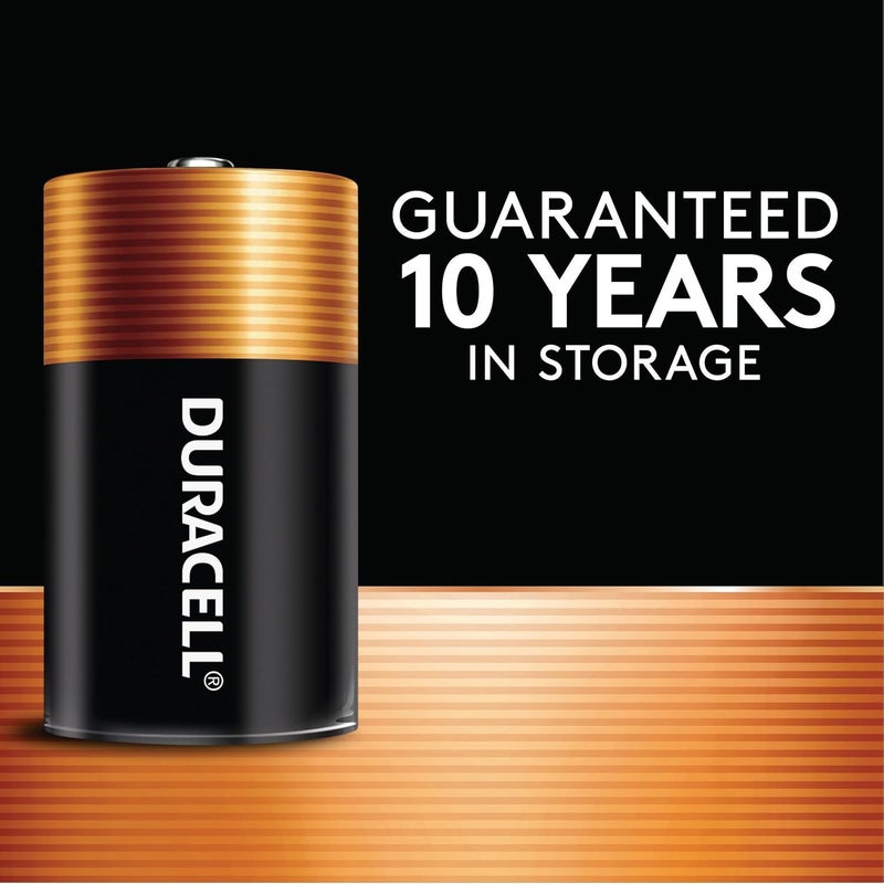 بطاريات Duracell Coppertop C، عبوة من 10 قطع، بطارية C بطاقة طويلة الأمد، بطارية قلوية متعددة الأغراض للأجهزة المنزلية والمكتبية - Image 4