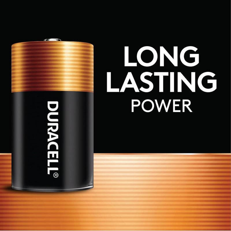 بطاريات Duracell Coppertop C، عبوة من 10 قطع، بطارية C بطاقة طويلة الأمد، بطارية قلوية متعددة الأغراض للأجهزة المنزلية والمكتبية - Image 3