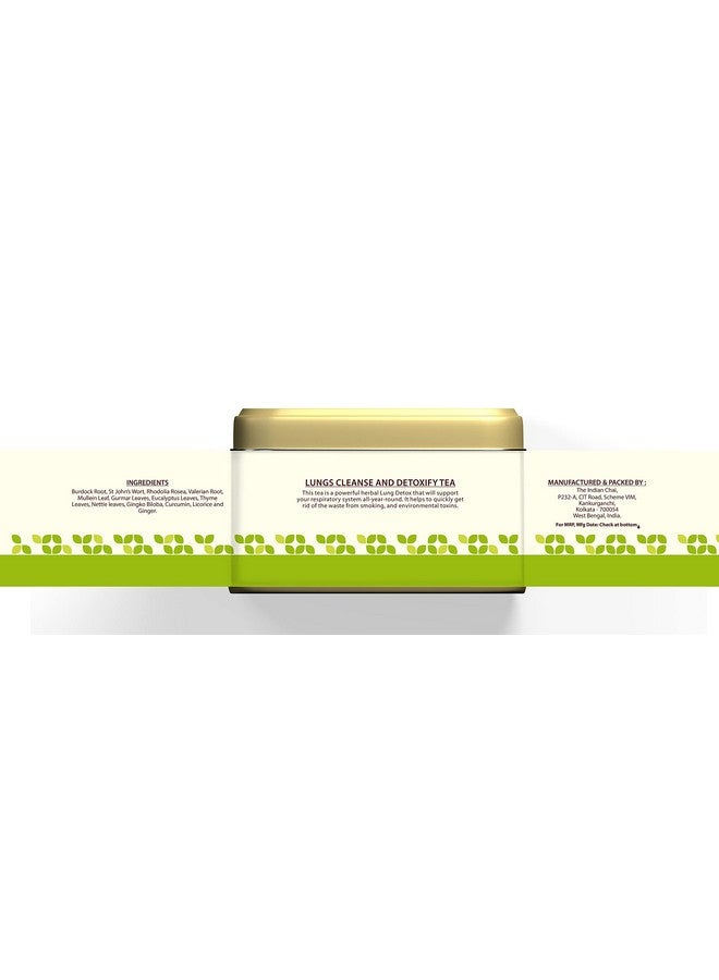 The Indian Chai - Combo, Lungs Cleanse & Detox Tea 50g and Mullein Tea 40g, Anti Smoking Herbal Tea, Herbal Support for Healthy Respiratory, Bronchial & Immune Function - Image 3